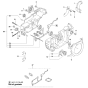 Crankcase Assembly for Husqvarna 55