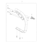 Handle Assembly for Husqvarna 565