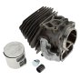 Cylinder Assembly With Piston for Husqvarna 550XP, 550XPG, CS2253 Chainsaws - OEM No. 577 76 47 07