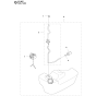 Fuel Tank Assembly for Husqvarna