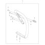 Handle for Husqvarna 592 XP