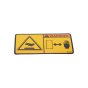 Decal for Husqvarna LF50L, LF80L, LF130LT Compactors - OEM No. 595 18 61-01