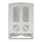 Paper Towel Dispenser White for C-Fold Towels - Wall Mounted Hygiene Equipment