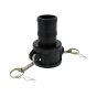 2" Type C Camlock Coupling x Hose Tail - Polypropylene