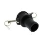 2" Type C Camlock Coupling x Hose Tail - Polypropylene