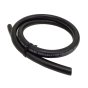 Black Rubber Fuel Hose Length: 1m Id. 6mm (Reinforced)