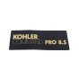 Decal for Kohler Engines - OEM No. 63 113 13-S