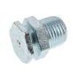 Hex Grease Nipple Size: 1/4" BSP/Gas