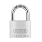50mm Keyed Alike - 64TI Titalium Padlock - Shackle Dia.: 8mm Base: 50mm