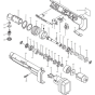Makita 6702D Main Assembly
