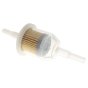 Inline Fuel Filter Medium for Universal Fitment - Replaces 15206, 16900 671 003