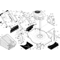 Frame for Husqvarna 7022 RLS
