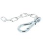 Spring Hook & Chain 75x200mm for Roller Shutters Zinc Plated