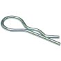 R-Clip 6mm Dia x 115mm Length Zinc Plated Steel Fastener