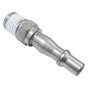 Male Adaptor Tapered Threaded Steel 1/4" BSP for Air Line Systems