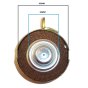 Lockable Tank Cap 70mm Push and Twist Type for Machinery