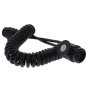 2.5M 8 Core Curly Connecting Lead c/w 8 pin plug to 8 pin plug for lighting