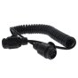 Trailer Extension Lead 3m 8 Pin Curly Cable for Trailer Lights