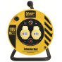 25m Light Industrial 16A 2 way Cable Reel 2.5mm, 3 core, H05 - VVF VDE 110V