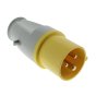 Yellow 16amp 110v Twist & Lock Plug