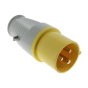 Yellow 16amp 110v Twist & Lock Plug