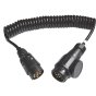 7 Pin to 8 Pin (fits 13 pin) Type Curly Trailer Extension Cable Adaptor - OEM No. 5901