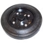 10" Solid Rubber Tyred Wheel with Metal Centre