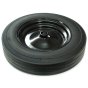 Solid Rubber Mixer Wheel - 16" Dia x 1" Bore