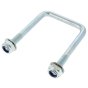  U Bolt Square Type 90 x 60 x 60mm, M10 Thread, 30mm Thread Length, Grade 8.8