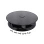 CentaFlow Wind Powered Rotary Ventilator (Black) - 220mm x 220mm