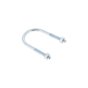 Zinc Plated M6 U Bolt with 2 Hex Nuts - Suits 34mm Diameter Pipe