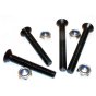Rammer Shoe Bolt Kit for Mikasa/Ammann Rammers - 4 Bolts and Nyloc Nuts