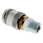 PCL M100 Male Taper Size: 1/2" BSP