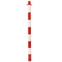 Plastic Post for Chain - Red and White