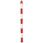 Plastic Post for Chain - Red and White