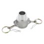 1" BSPT Male Camlock Coupling Type B Aluminium