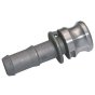 Camlock Coupling Type E to 1.1/2" Tail