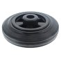 6" Rubber Castor Wheel Only w/ Roller Bearing Centres