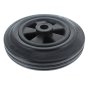 8" Rubber Castor Wheel Only w/ Roller Bearing Centres