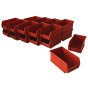 Red Plastic Wall Panel Storage Bins Size 2