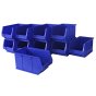 Blue Plastic Wall Panel Storage Bins Size 3