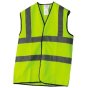 Reflective Waist Coat 2 Bands & Braces Size Large for Safety