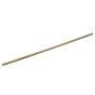 Heavy Duty Wooden Broom Handle - Length: 5 ft, Diameter: 1.1/8"