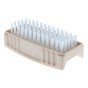 Plastic Nail Brush 4" Double Sided for Hand Cleaning