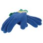 Kevlar Knitted Protection Gloves Fully Latex Coated Blue Medium