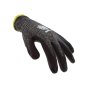 Micro Foam Glove Nitrile Palm Coating High Cut Level 5 Protection Black SML