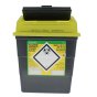 Sharps Bin with Pivot Flap ensures Safe Disposal of Blades 13.0L Capacity