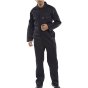 Black Poly/Cotton Boilersuit
