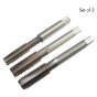Taper/2nd/Plug Cut, M10 x 1.25 Fine Metric Tap, Set of 3