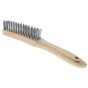 Wire Brushes with Wooden Handles